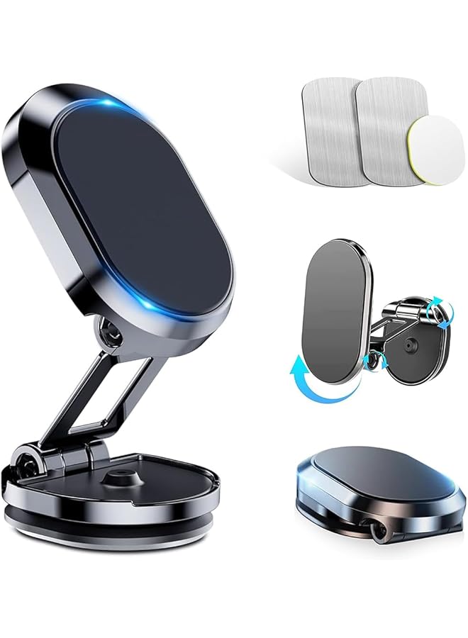 green tiger Mobile Holder Magnetic Car Phone Holder for Dashboard,Super Strong Alloy,360° Rotating Universal Phone Mount Secure Magnetic Stand for All Smartphones Adjustable Car Holder Safe Driving