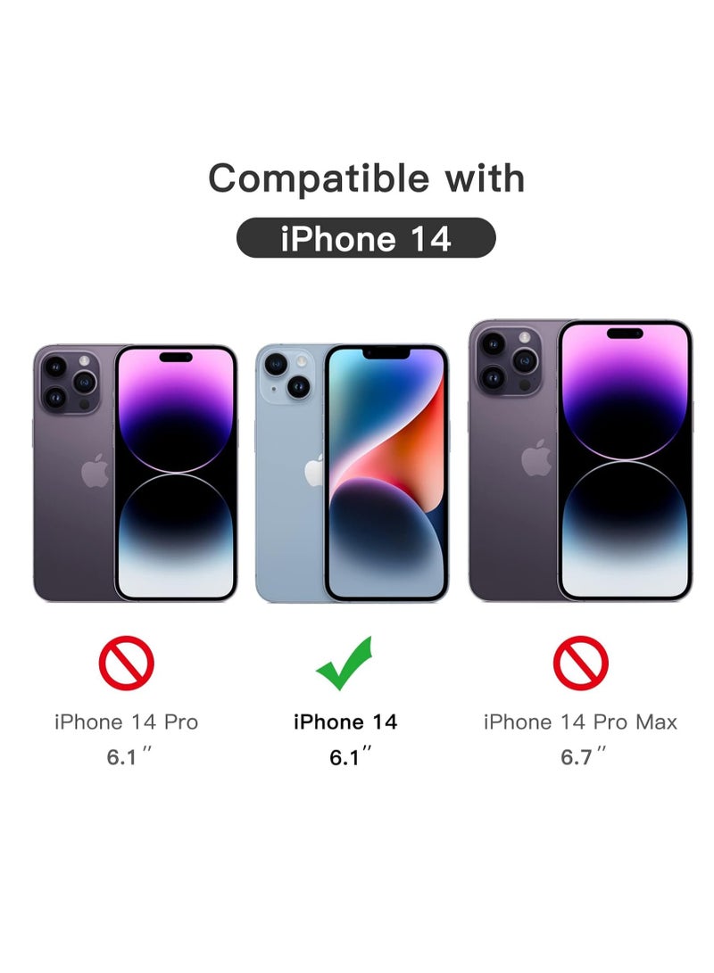 ELTRAZONE "2-Pack Tempered Glass Screen Protector for iPhone 14/13/13 Pro – Full Coverage, 9H Military Shatterproof Protection, Easy Installation, Bubble-Free, Case-Friendly, 6.1''" - Image 4