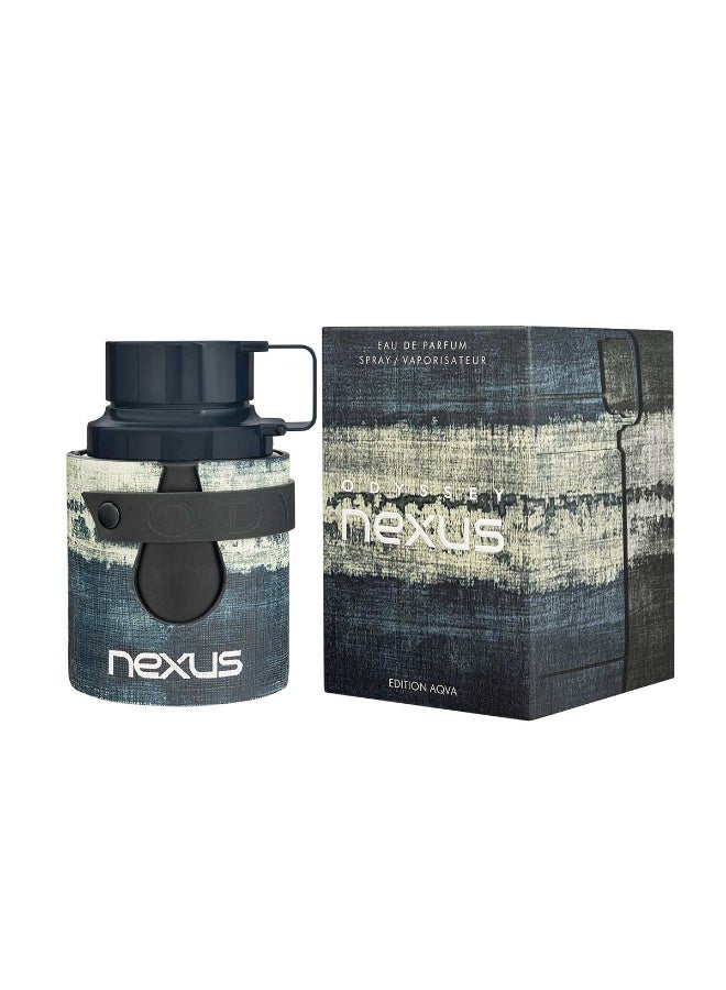 Armaf Odyssey Nexus Edition Aqva Eau De Parfum Spray For Men 100ML | Perfumes For Men | Long Lasting Perfume | Scent For Him | Aquatic & Citrus Fragrance With Bergamot, Marine Notes, Sage & Patchouli - Image 3