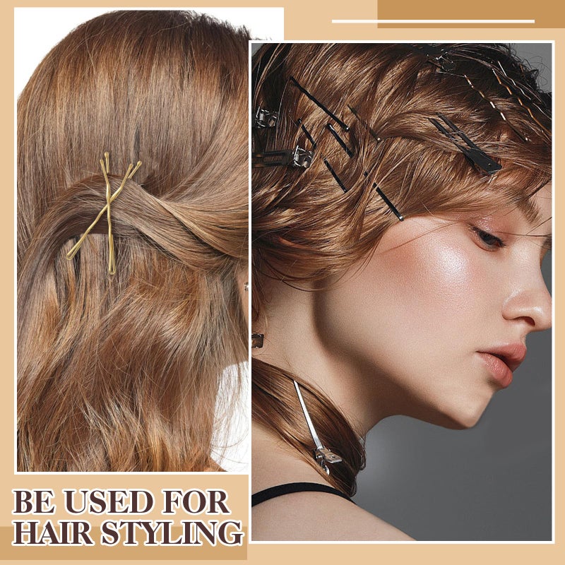 ProSuites 400 Pcs Bobby Pins Set, 2 Inch Hair Pins for Women Girls and U-Shaped Pins for Buns, 5 Colors Brown Blonde Black Styling Pins With Storage Box - Image 5