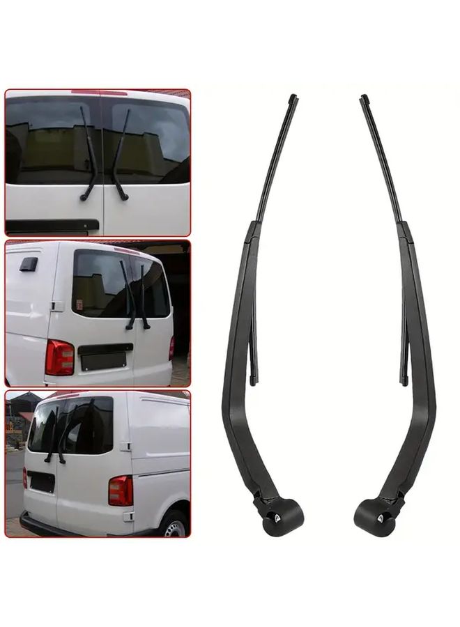 Rear Wiper Arm And Blade Set 4 Pieces For Volkswagen Transporter 2003 2018 - Image 1