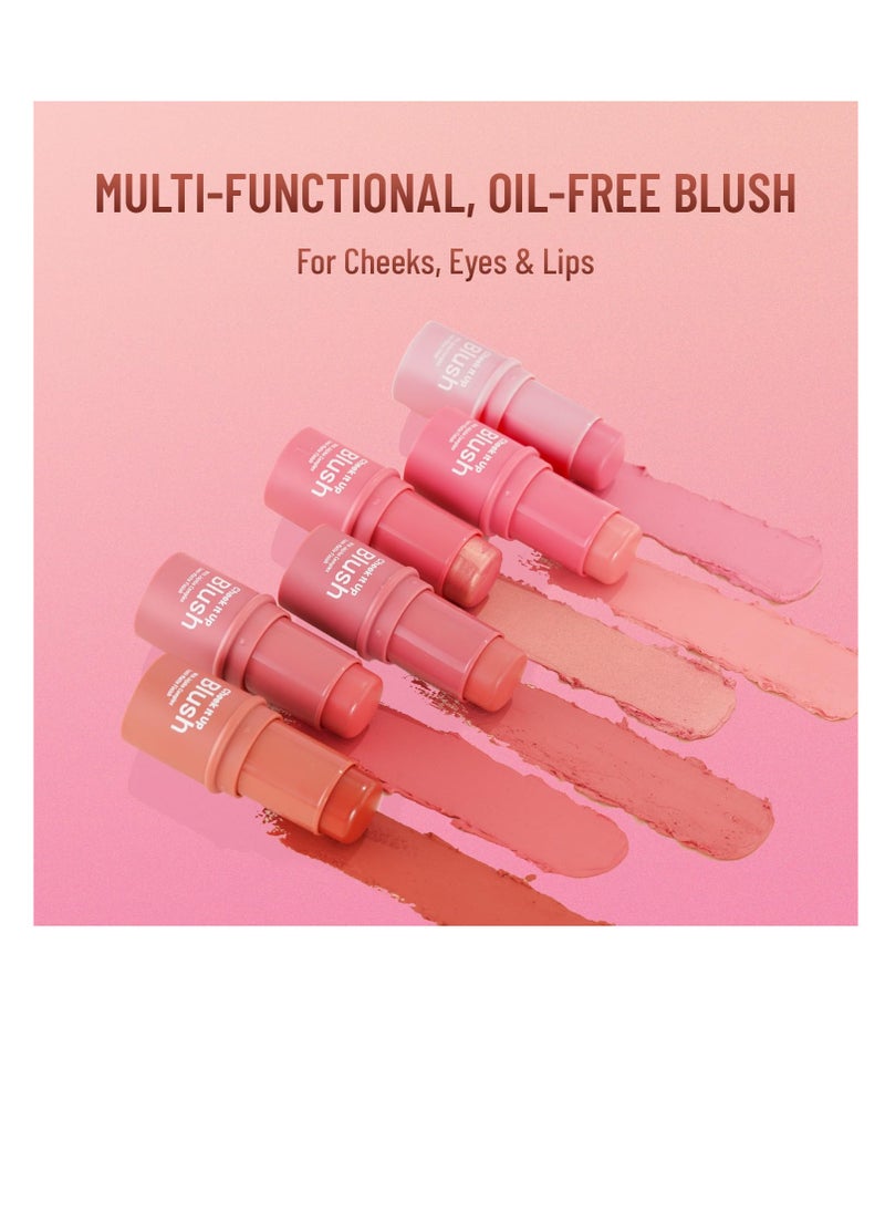 Swiss Beauty - Swiss Beauty Cheek It Up Blush for Cheeks Lumi Matte Finish  Lightweight Easily Blendable  With Jojoba Oil  Shade Mood Lifter Coral  8g - Image 1