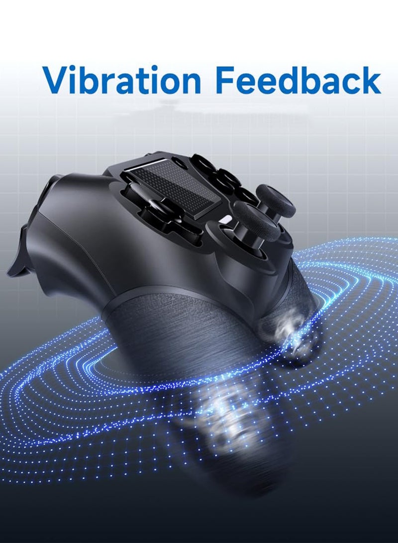 سوني كوبوريشن وحدة تحكم لاسلكية DualShock 4 لجهاز PlayStation 4 - أسود نفاث - Image 4