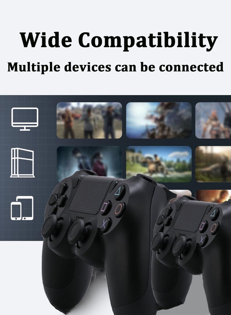 سوني كوبوريشن وحدة تحكم لاسلكية DualShock 4 لجهاز PlayStation 4 - أسود نفاث - Image 2