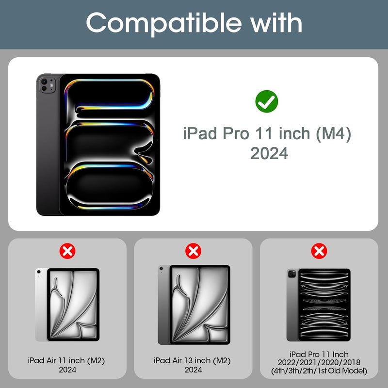 Vertus ® Premium Tempered Glass Screen Protector for Apple iPad Pro 11 M4 (5th Gen. 2024) (A2836, A2837) with Anti-Scratch & Smudge Proof Coating - Image 2