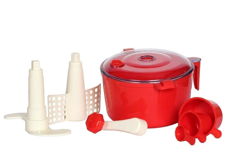 BLISSBORN BLISSBORN Non Electric Atta Dough Maker Food Processors Roti Atta Blender Multipurpose Uses Kneader Machine Measuring Cups Set Bread Mixer May Vary Hand Tool pack of 1  - Image 1