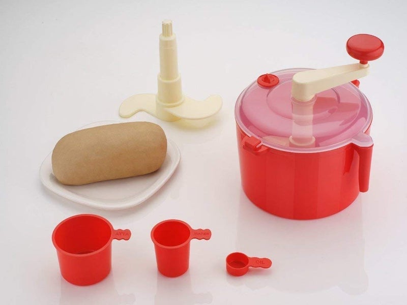 BLISSBORN BLISSBORN Non Electric Atta Dough Maker Food Processors Roti Atta Blender Multipurpose Uses Kneader Machine Measuring Cups Set Bread Mixer May Vary Hand Tool pack of 1  - Image 3