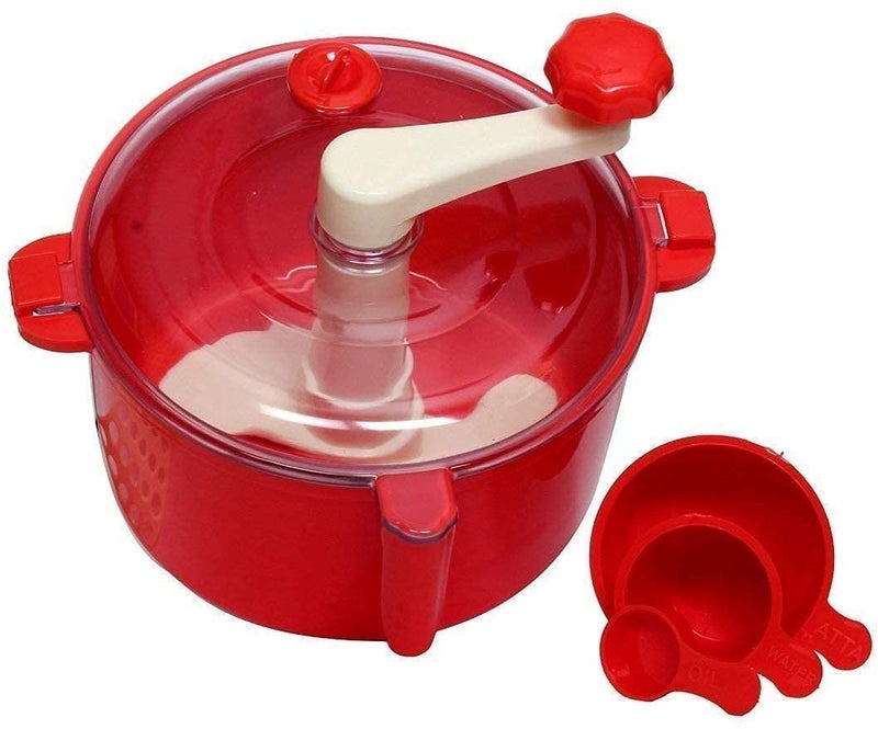 BLISSBORN BLISSBORN Non Electric Atta Dough Maker Food Processors Roti Atta Blender Multipurpose Uses Kneader Machine Measuring Cups Set Bread Mixer May Vary Hand Tool pack of 1  - Image 2