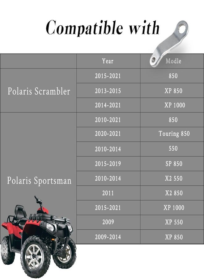 HIMARKLIF Upgraded Steel Reverse Gear Shifter Bellcrank Lever Compatible with Polaris Sportsman 550 850 SP 850 X2 550 850 XP 550 850 1000 / Scrambler 850 XP 850 1000 Replace#: 3234724 - Image 4