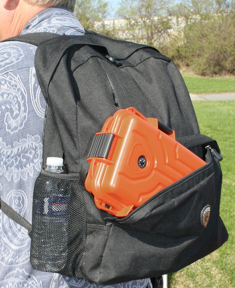 MTM Survivor Dry Box with O-Ring Seal (Orange, Large) - Image 3