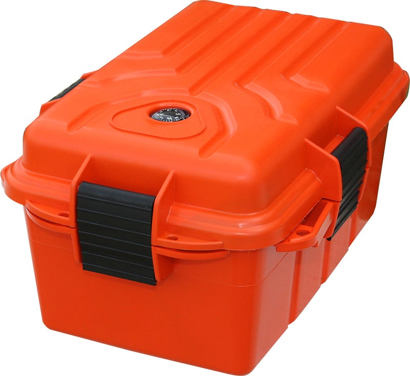 MTM Survivor Dry Box with O-Ring Seal (Orange, Large) - Image 1