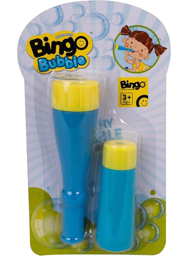Bingo Bubble Bottle Toy, Blue - Image 1