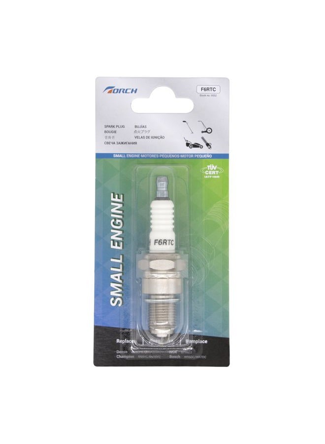 TORCH 2 PACK F6RTC Spark Plug Replace for NGK 7131/BPR6ES, for Bosch 7995/WR6DC 7900/WR7DC, for Champion RN9YC RN10YC RN11YC, for Denso 3047/W20EPR-U, for Autolite 63 64 4263, for AcDelco 41-601, OEM - Image 3