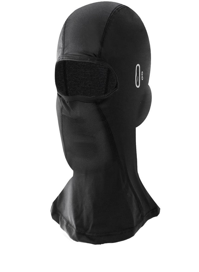 aeloer Summer Balaclava Face Mask, Cooling Ice Silk Face Mask of Sun UV Protection, Motorcycle Balaclava with Glasses Holes, Ski Mask for Men Women Black - Image 1