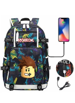 ROBLOX Roblox USB Headset Teen Casual Travel Backpack 