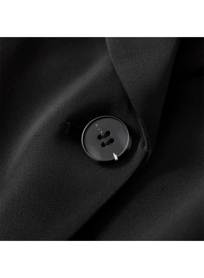 Sentubila Elegant Commuter Premium Women's Suit New Year Office Blazer And Straight Skirt Two-piece Set Black S - Image 5