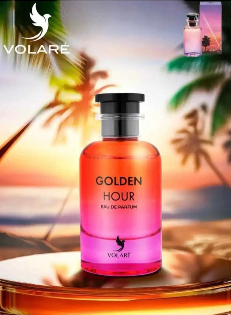 VOLARE Golden Hour Eau de Parfum Unisex -100ml (inspired by LOUIS VUITTON City Of Stars )  - Image 4
