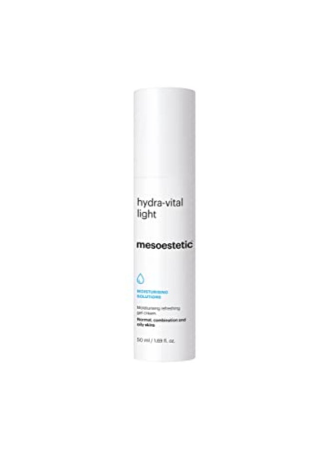 Mesoestetic HydraLight Moisturizing Face Cream wHyaluronic acid Urban Dtox for Normal Oily and Combination Skin - Image 1