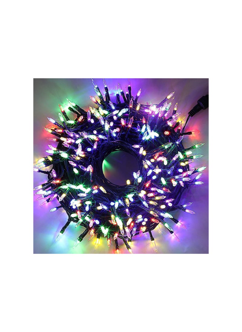 JIHAM 200 LED String Lights for Indoor and Outdoor Use Colored Festive Lights Plug in Twinkle Lights for Trees Room Bedroom Wedding Birthday Eid Diwali Decorations Multicolor  - Image 2