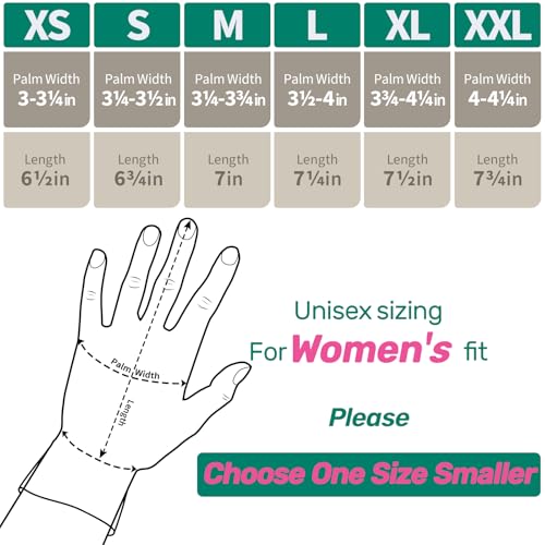 Kebada W1 Work Gloves Women, PU Coated Safety Gloves with Grip, Touchscreen, Ideal for Warehouse Package Handling, Construction, Gardening, Pink X-Small - Image 2