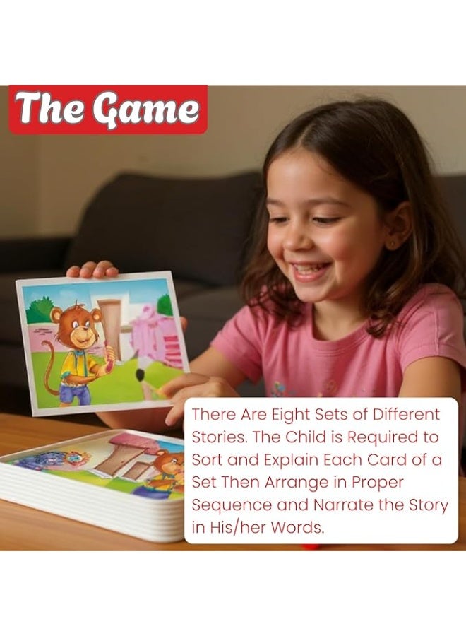 كرييتفز Creative's What's Next -1| A Memory Game to Develop Logical Thinking & Story Telling | Sequence Cards| Pre-School Games | Learning & Educational | What's Next Series for Ages 4 & Up - Image 4