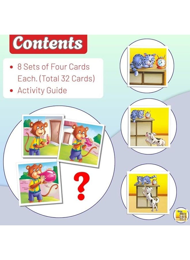 كرييتفز Creative's What's Next -1| A Memory Game to Develop Logical Thinking & Story Telling | Sequence Cards| Pre-School Games | Learning & Educational | What's Next Series for Ages 4 & Up - Image 1