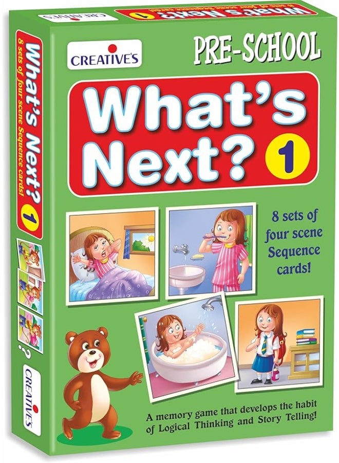 كرييتفز Creative's What's Next -1| A Memory Game to Develop Logical Thinking & Story Telling | Sequence Cards| Pre-School Games | Learning & Educational | What's Next Series for Ages 4 & Up - Image 5