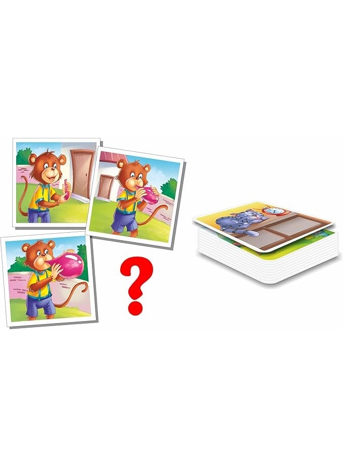 كرييتفز Creative's What's Next -1| A Memory Game to Develop Logical Thinking & Story Telling | Sequence Cards| Pre-School Games | Learning & Educational | What's Next Series for Ages 4 & Up - Image 2