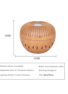 Bosidin Wooden Ultrasonic Air Humidifier USB Aroma Diffuser for Home Office Fragrance  - Image 5