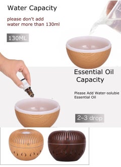 Bosidin Wooden Ultrasonic Air Humidifier USB Aroma Diffuser for Home Office Fragrance  - Image 4