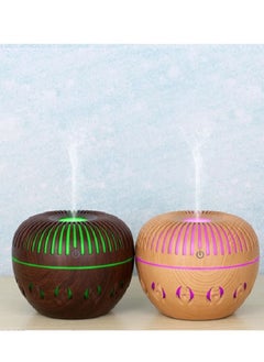 Bosidin Wooden Ultrasonic Air Humidifier USB Aroma Diffuser for Home Office Fragrance  - Image 3