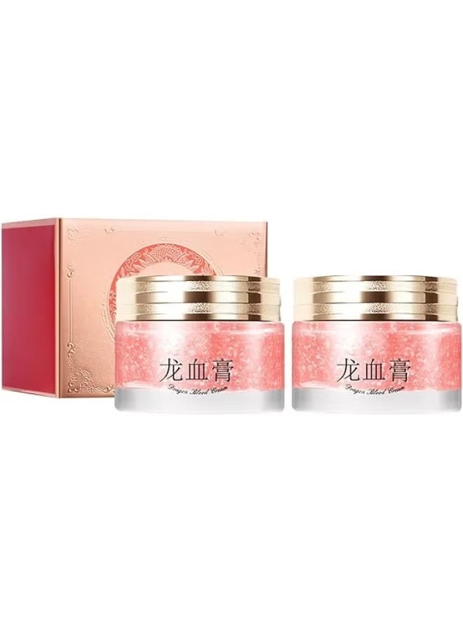 CHENRI Dragons Blood Easy Cream, Retinol Placenta Dragon Blood Cream, Skin Strengthening Cream, Skin Renewing Cream, Anti-Ageing Anti-Wrinkle Cream Body Cream for Firming Smoothing the Skin (2 Pieces)