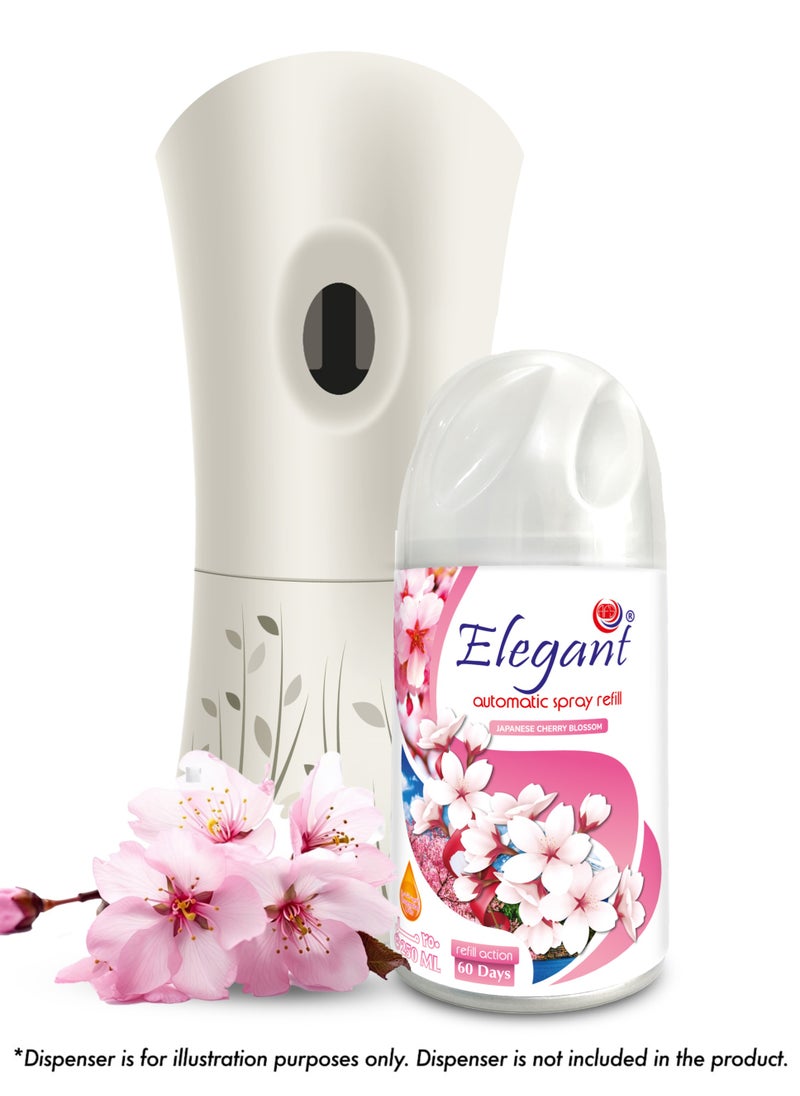 Elegant Japanese Cherry Blossom Automatic Refill Spray Air Freshener 250ml  - Image 2