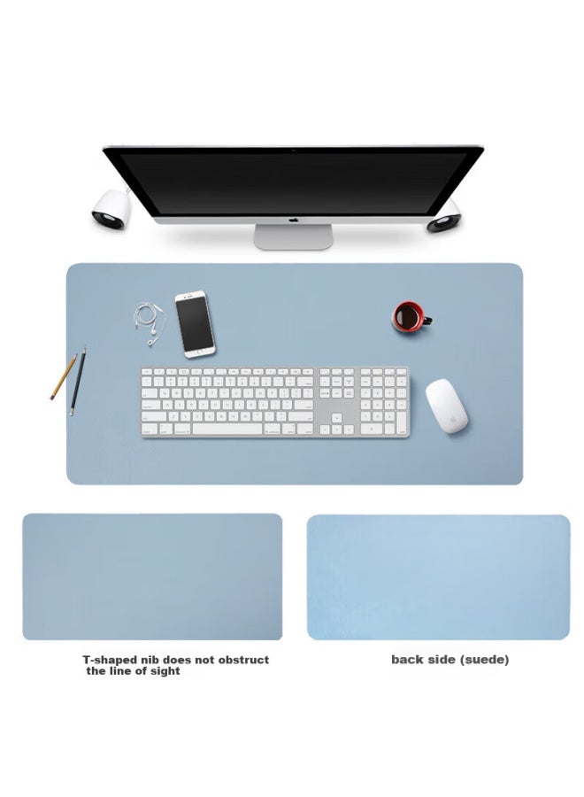 Jplayer Large Office Desk Mat, Extra Large Mouse Pad, Laptop Desk Pad For Office And Home Use, Writing Pad, Waterproof Mat For Gaming, Customizable, Sky Blue, 120*60cm - Image 1