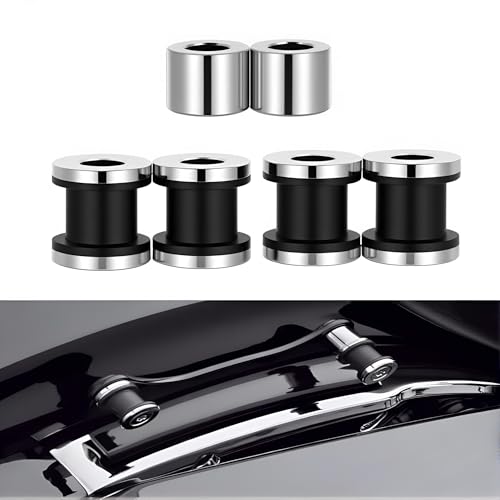 TCMI H-D Quick Release Sissy Bar Rack 4 Point Docking Hardware Fit for Harley Davidson Touring Street Glide Electra Glide Road King Road Glide 2009-2025 - Image 2