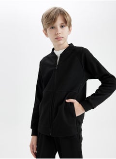 DeFacto Bomber Jacket With Zip-Up And Double Pockets Thin Lightweight Seasonal  - Image 1