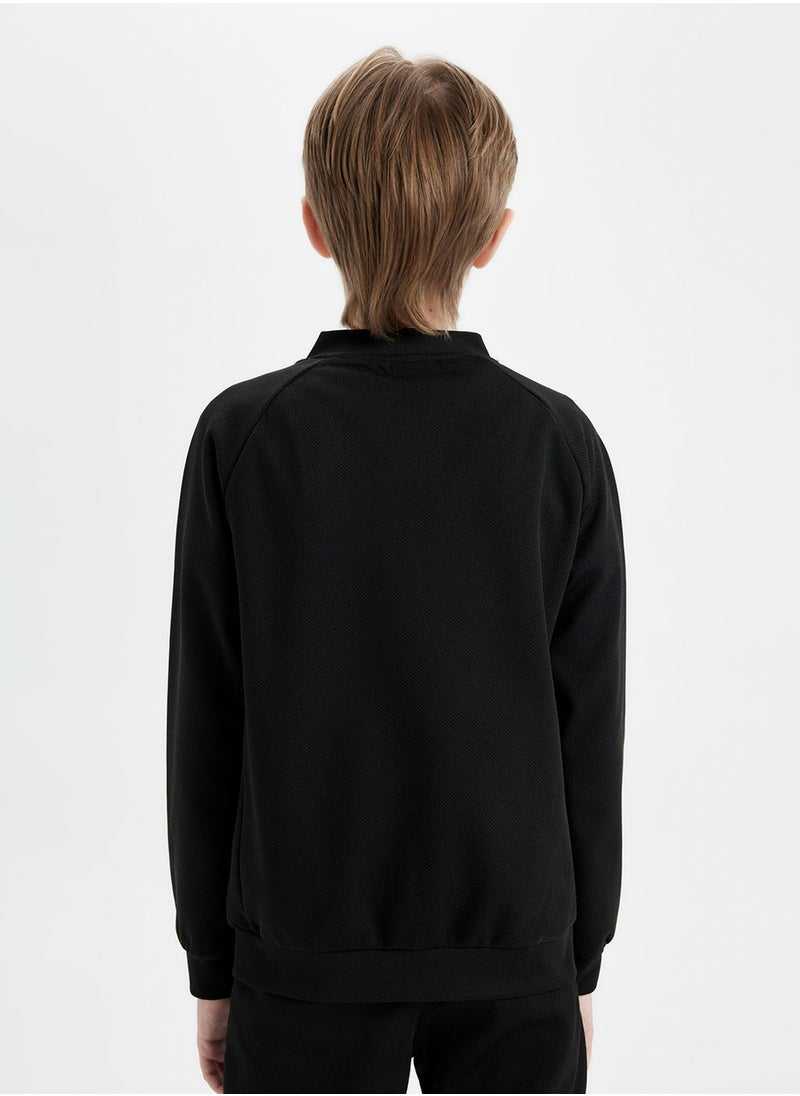 DeFacto - Bomber Jacket With Zip-Up And Double Pockets Thin Lightweight Seasonal - Image 1