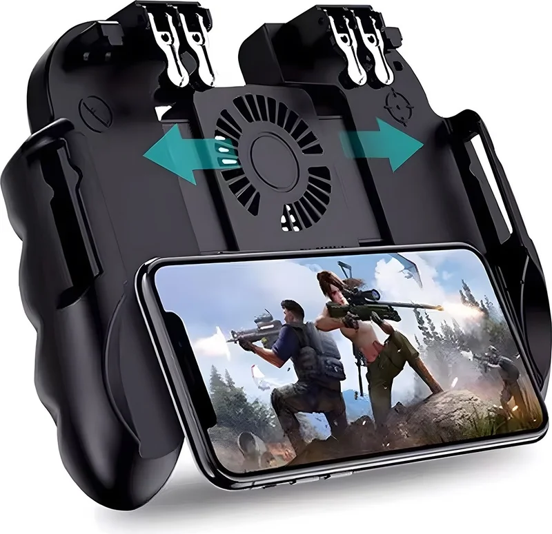 Forzacase Samsung Galaxy A15 - A24 - A25 Compatible Phone Gamepad Pubg Trigger Button - FC516
