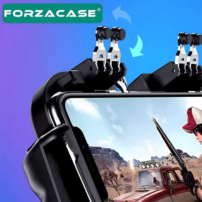 Forzacase Samsung Galaxy A15 - A24 - A25 Compatible Phone Gamepad Pubg Trigger Button - FC516