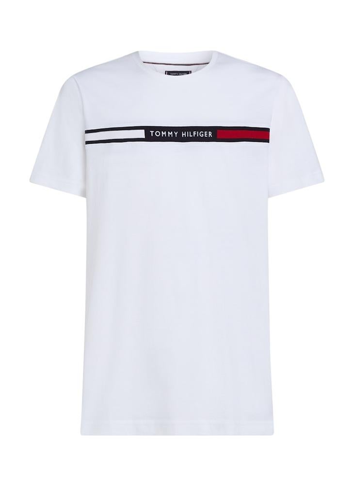 TOMMY HILFIGER Regular Fit T-Shirt With Logo Panel  - Image 5