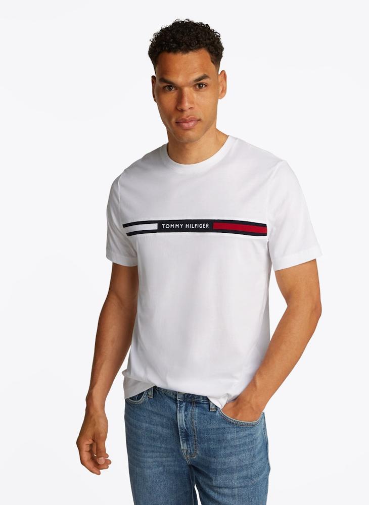 TOMMY HILFIGER Regular Fit T-Shirt With Logo Panel  - Image 1