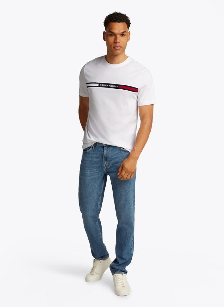TOMMY HILFIGER Regular Fit T-Shirt With Logo Panel  - Image 4