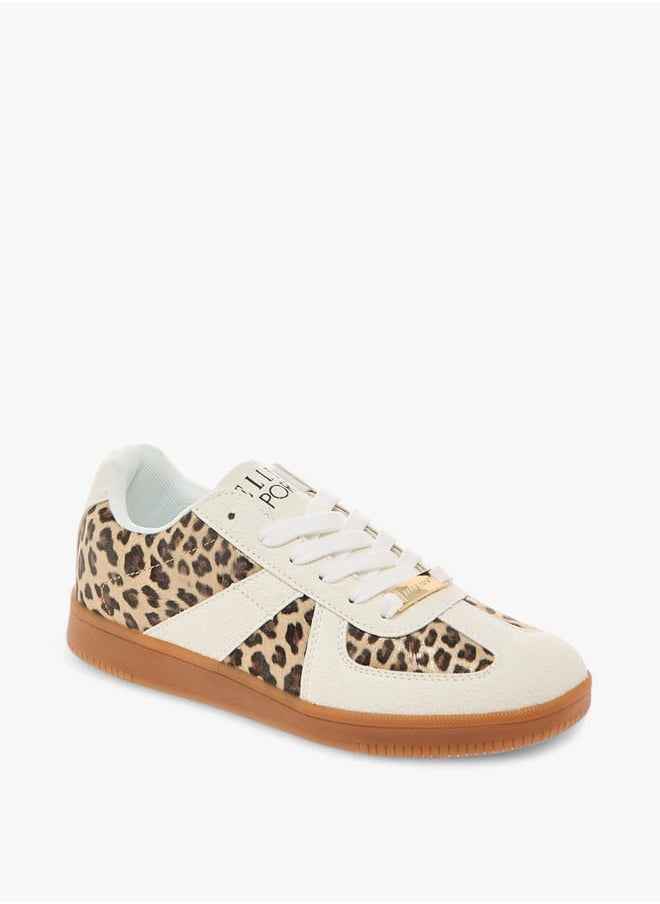 Women's Animal Print Sneakers with Lace-Up Closure - pzsku/Z63E14B1A27627A1F558AZ/45/_/1739960625/f5638d89-d0c5-4587-b98c-cb37dfb973ac