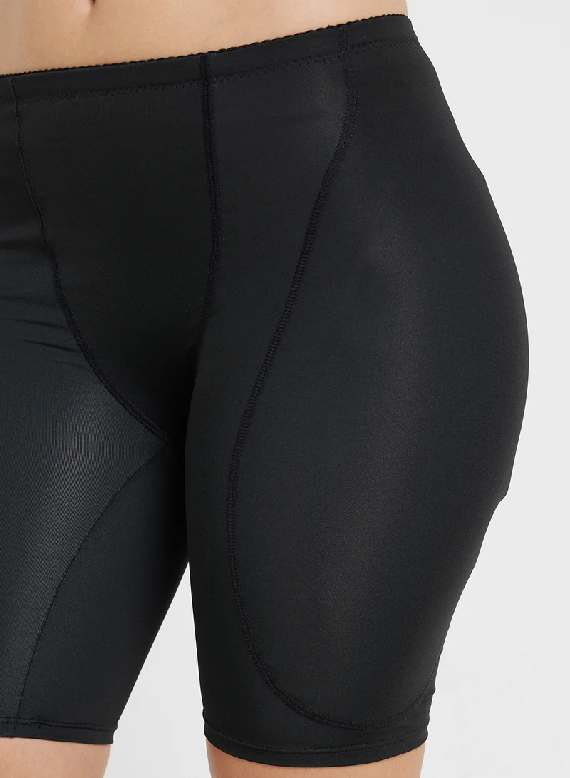 Ginger Sculpt High-Waisted Mid Thigh Shorts