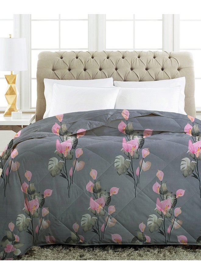 VAS COLLECTIONS® All Weather Microfiber Comforter/Duvet/AC Quilt/Blanket - Reversible with Siliconised Filling - 200 GSM |Single - 230x152 cms (Aqua & Green) - Image 4