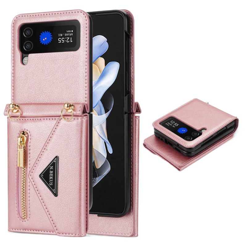 Protective Case | TPU | Shockproof | Card Holder | Shockproof Cover for Samsung Galaxy Z Flip 5 - Image 2