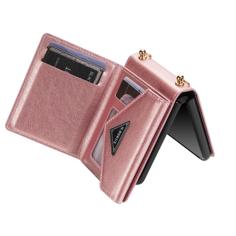 Protective Case | TPU | Shockproof | Card Holder | Shockproof Cover for Samsung Galaxy Z Flip 5 - Image 4
