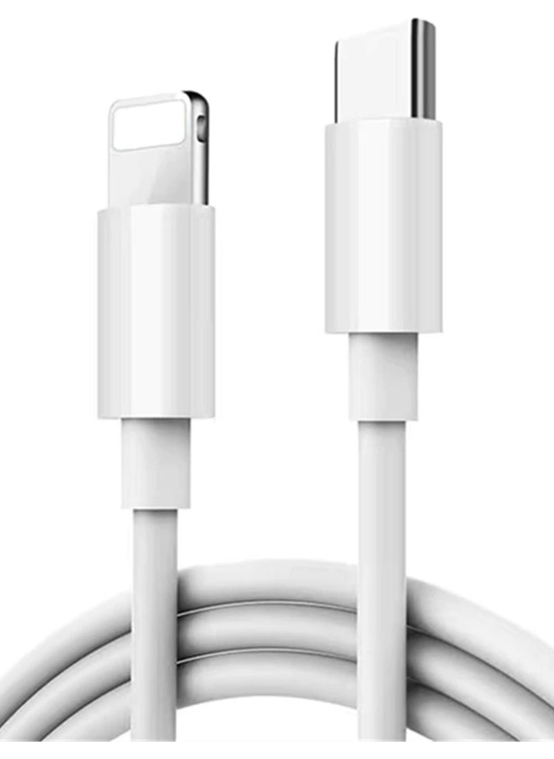 Hiqonic Iphone 7 8 Plus x 11 12 Pro Compatible Type-C Lightning Charger Device Cable Usb-C Fast Charging Cable  - Image 1