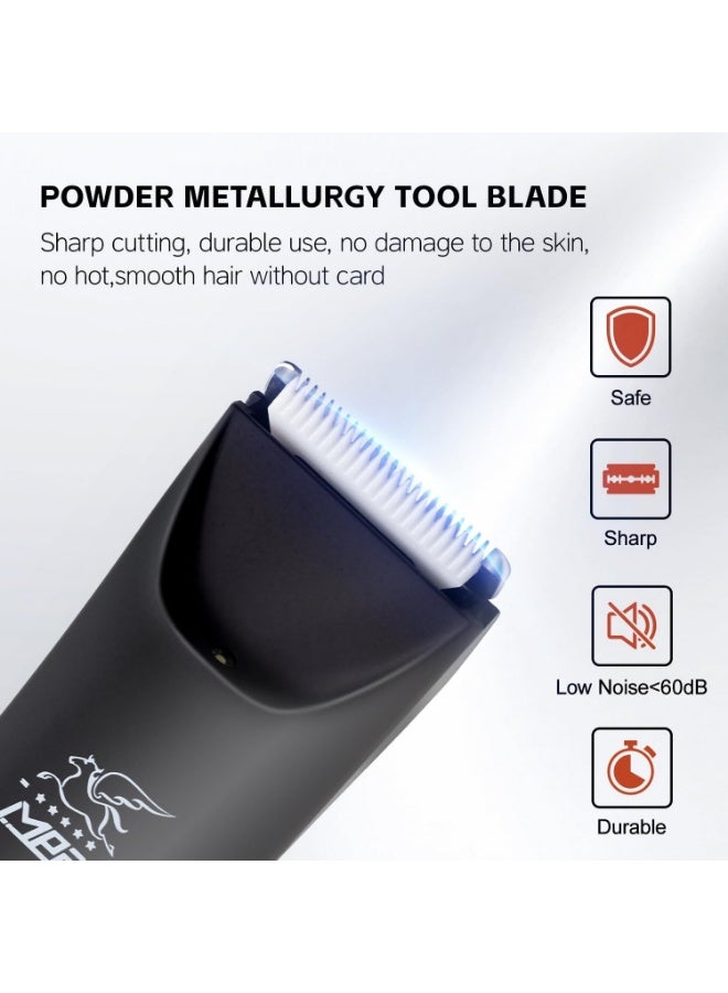 MPro Waterproof Shaver, Digital Display, Rechargeable, Professional Shaving Kit for Body and Sensitive Areas - Image 4