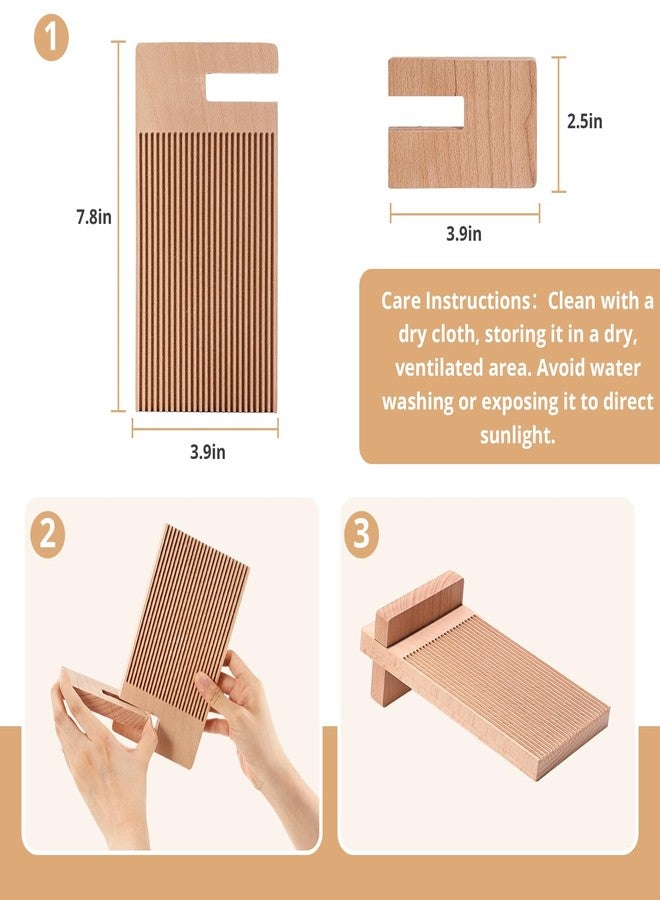 لوح صنع النيوكي بتصميم سهل الاستخدام بيد واحدة، مجداف كبير لصنع النيوكي في المنزل - Image 3